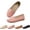 Pink, variant on longantii Loafers for Women, Stylish Orthopedic Leather Shoes Women's Casual Slip-On Walking Flats Loafers, Business Casual Shoes Beige