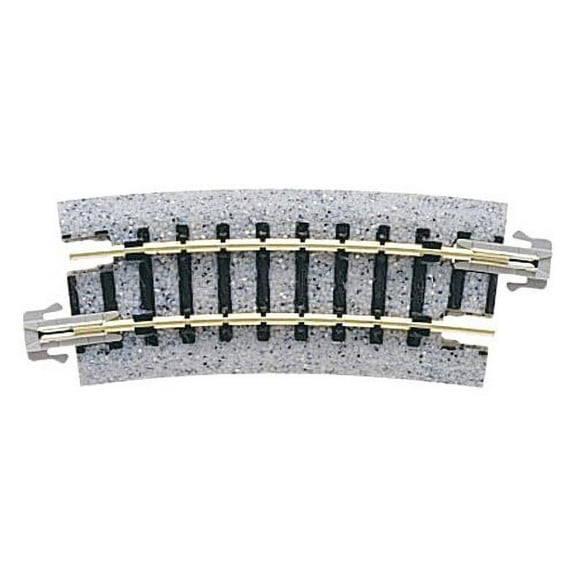 216mm (8 9/16") Radius 15º Curve Track [4 pcs]