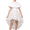 White Floral Set, variant on Girls Dress 2 Piece Set High Low White Chiffon Halter Floral Lace White Cape Xmas Winter 12 Years