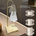 thumbnail image 3 of Candle Warmer Lamp with Timer: Home Decor Candle Lamp - Dimmable Candle Warmer Adjustable Height - House Warming Gifts for New Home Bedroom Decor, 3 of 15