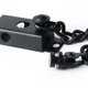 thumbnail image 4 of Pestillo deslizante de acero inoxidable, pestillo de puerta, cerradura de puerta de seguridad resistente con cadena antirrobo y cerradura de resorte, negro mate, 4 of 4