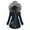 A18 Navy, variant on LEKWK Fleece Lined Down Jackets for Women with Faux Fur Hood Warm Zip up Quilted Coats Thermal Sherpa Padded Puffer Winter Jacket with Pockets Outerwear