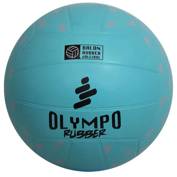 Balón Voleibol Oka Olympo Azul Rubber N°5 para Interior y Exterior