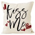 thumbnail image 1 of Funda de almohada de lino con estampado de pareja para el Día de San Valentín, para sofá, decoración del hogar, 1 of 6