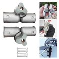 thumbnail image 5 of 1 pair 25mm Fishing Chair Converte Adjustable Gear Armchair Converter Folding Lifting Bracket Furniture Chair Hinge Hardware, 5 of 5