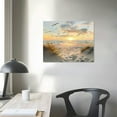 thumbnail image 4 of PRATYUS Bedroom Canvas Wall Art Beach: Ocean Scene Sea Artwork Large Sunset Coastal Landscape Painting Picture Modern Seascape Seaside Seashore Print Decor for Living Room Home, 4 of 6