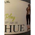 thumbnail image 4 of HUE Women's Reversible French Terry Ultra High Waist Capri Legging, Charcoal L New with box/tags, 4 of 4