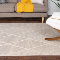 Unique Loom Starlight Collection Area Rug - Canopus (4' 1" x 6' 1" Rectangle Beige/Brown)