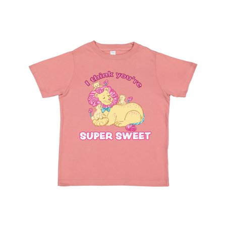 

Inktastic I Think You re Super Sweet Cotton Candy Lions Gift Toddler Boy or Toddler Girl T-Shirt