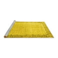 thumbnail image 2 of Ahgly Company Machine Washable Indoor Rectangle Persian Yellow Traditional Area Rugs, 8' x 12', 2 of 4