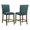 Teal Blue, variant on Coaster Paxton 24.5" Fabric Upholstered Counter Height Chair in Beige