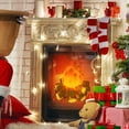 thumbnail image 3 of SDNall Led Christmas Lights, Christmas Lights Indoor, Christmas Lights for Tree, Modern Battery-Powered Christmas Night Light, Simulation Wood Flame Scene Prop, 3 of 7