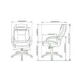 thumbnail image 5 of Lorell, Westlake High Back Executive Chair, 1 Each, Black, 5 of 10
