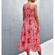 thumbnail image 1 of Vestido Sin Mangas De Un Hombro, Vestido A Media Pierna Con Estampado Floral, Sin Mangas, Suave, A La Moda, Elegante, Informal, Para Fiestas De Vacaciones, Para La Vida Diaria ANGGREK YR32422, 1 of 5
