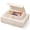 Beige White, variant on Austok Photo Storage Box 14.5x20cm + 22.3x28.3cm Linen Memory Box for Storing Photo Picture Certificate Scrapbooking Accessories Keepsake and Jewellery