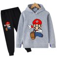 thumbnail image 3 of Nuevo juego Super Marios Sudadera con capucha Conjunto de ropa deportiva con capucha para niños Niñas Ropa Bebé Niños Pokemon - Ropa 2 5 6 7 8 9 10 11 12 13 12 Y, 3 of 5