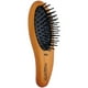 thumbnail image 1 of Cepillo para el cabello Spornette Carry On con mango de madera ovalado y cojín #30-C. Tamaño de viaje. Cabe en el bolso o bolso de mano. Para cepillar rápidamente, desenredar, peinar y alisar cabello, 1 of 1