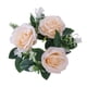 thumbnail image 3 of Anillos de vela Coronas Corona pequeña Pilar Portavelas Coronas florales Flor floral artificial Guirnalda para fiesta Pascua Mesa Acción de gracias , champán, 3 of 7
