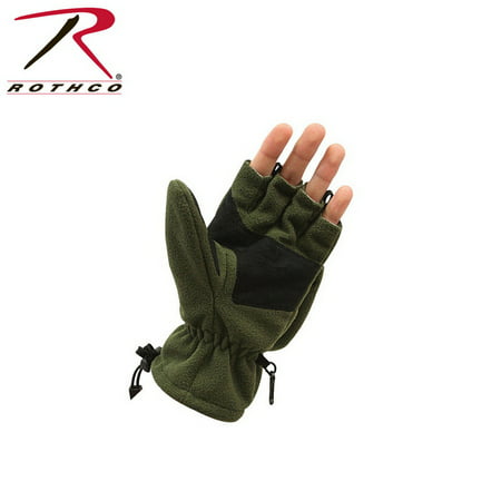 Fleece Sniper Fingerless Gloves/Mittons