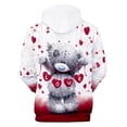 thumbnail image 2 of Valentine's Day Hoodie Women Men Sweatshirts Unisex Hooded Tops Fashion Pullover Casual Style lovers Long Sleeve Streetwear, 2 of 3