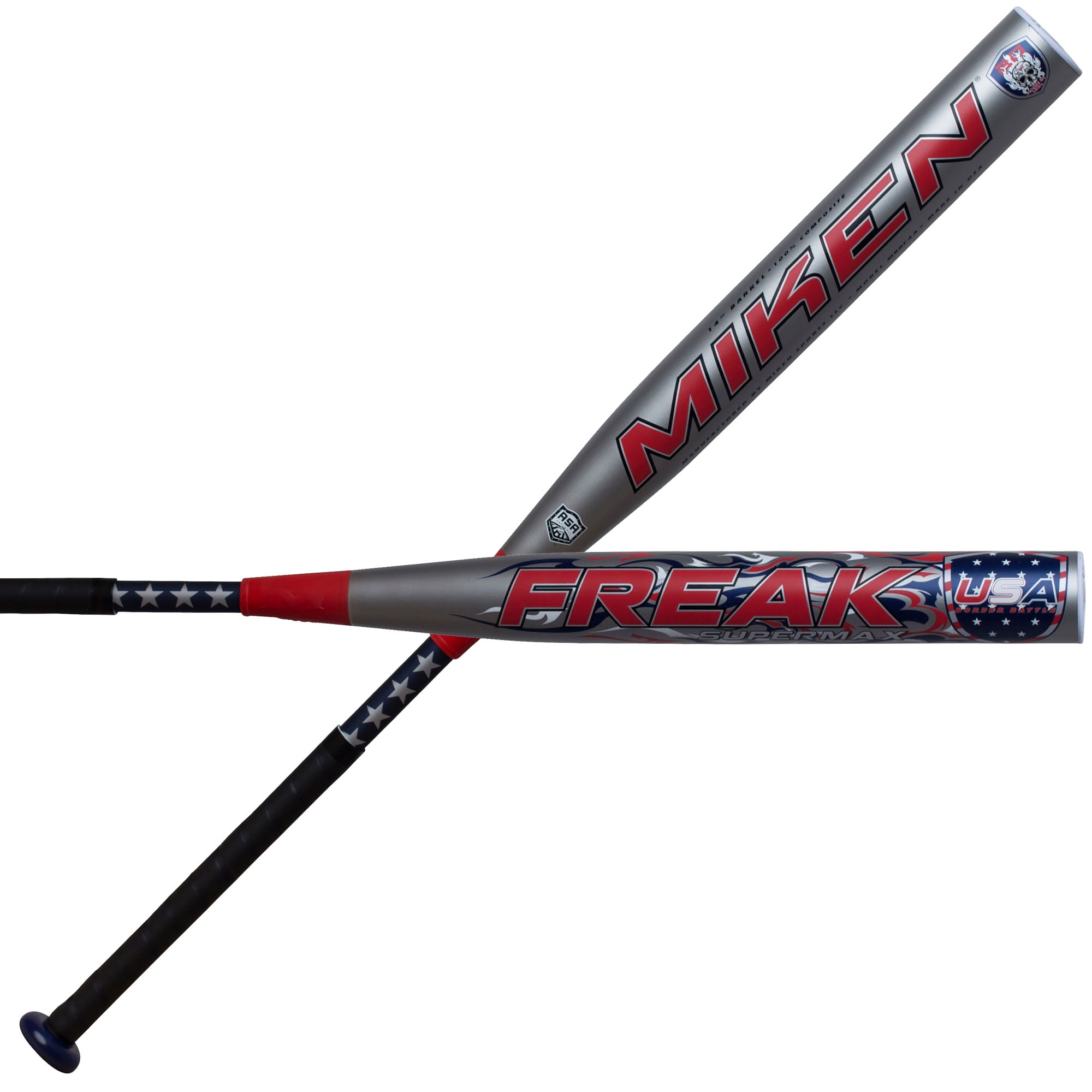 Miken Super Freak ASA Slowpitch Softball Bat, 34" (8)