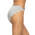 thumbnail image 2 of Felina | So Smooth Modal Low Rise Bikini | Super Soft (Aluminum, Small), 2 of 2