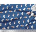thumbnail image 3 of Soimoi Poly Georgette Fabric Ghost Halloween Print Sewing Fabric Yard 42 Inch Wide, 3 of 3