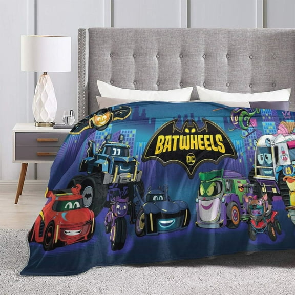 Ultra-Soft Micro Fleece Blanket Batwheels Super Soft Plush Blanket For Winter Bedding Bed Couch Sofa For All Seasons 60"X50"