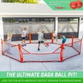 thumbnail image 3 of GoSports Gagagon 15 ft Gaga Ball Pit - Portable Indoor/Outdoor Game Set - Includes 2 Balls and Carrying Case, 3 of 7