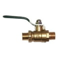 thumbnail image 1 of AMLESO 1/4 Brass Ball Valve Male to Male Thread Shut-Off Valve Gas Air Fluid Green, 1 of 4