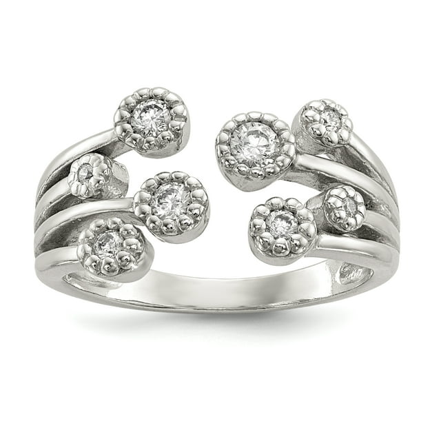 925 Sterling Silver Cubic Zirconia Cz Ring