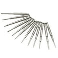 thumbnail image 3 of FRCOLOR mini screwdriver set 1 Set/13pcs Precision Screwdriver Set Electronics Product Repair Tool Kit with Leather Bag for Repairing Use,3.46"X0.39"X0.39", 3 of 4