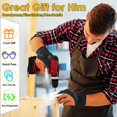 thumbnail image 4 of Gants de Lampe de Poche LED Rechargeables Cadeaux pour Hommes, Camping Pêche Réparation 1 Paire, 4 of 5