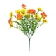 thumbnail image 2 of Paquete De Mangos De Plástico Paquete de 2 orquídeas Phalaenopsis artificiales amarillas con 7 ramas para decoración de interiores y bodas. JASKFLY, 2 of 9