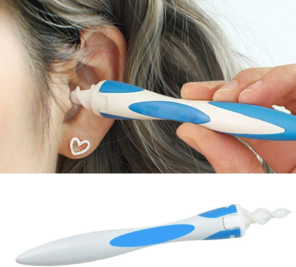 Q Grips Earwax Remover, Safe Spiral Ear Wax Removal Tool Kit, Ear