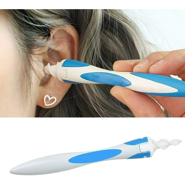 Ear Cleaner Ear Wax Removal Remover Cleaning Tool Kit Spiral Tip Picker Q,  Grips 