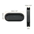 thumbnail image 2 of 10pcs Rubber Grommet Mount Size 50 x 20 mm Oval Double-Sided Wire Protection, 2 of 5
