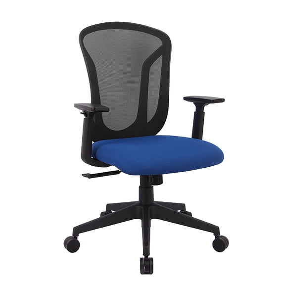 Chaise de bureau Kai, Noir/Bleu