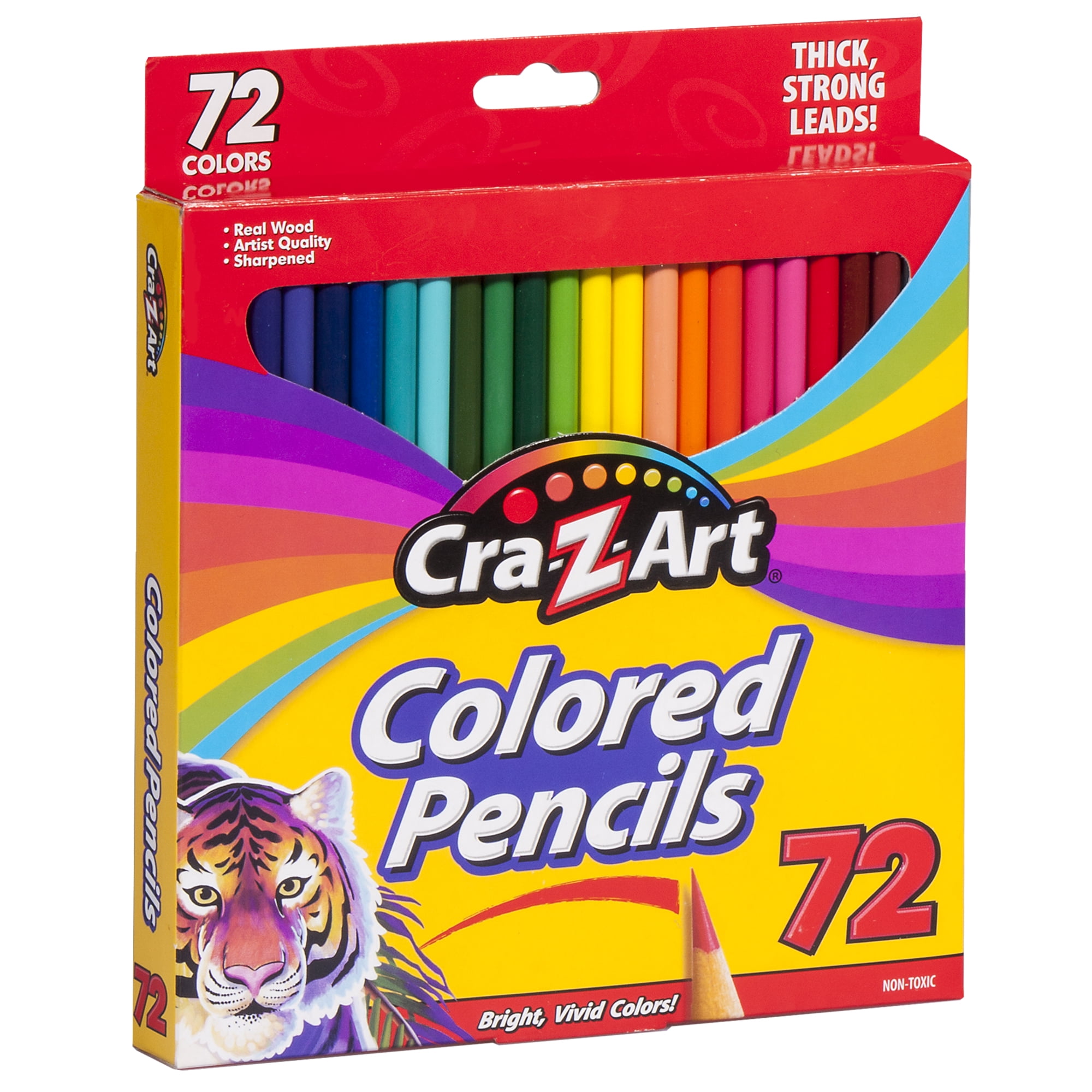 72/120/300pcs 7 in 1 Rainbow Colored Pencils,Concentric Gradient