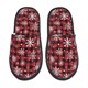 thumbnail image 1 of Fotbe Buffalo Plaid Snowflakes Pantuflas Peludas para Mujer con Estampado, Zapatillas de Peluche, Zapatos de Invierno para Casa, Uso Interior y Exterior-Large, 1 of 8