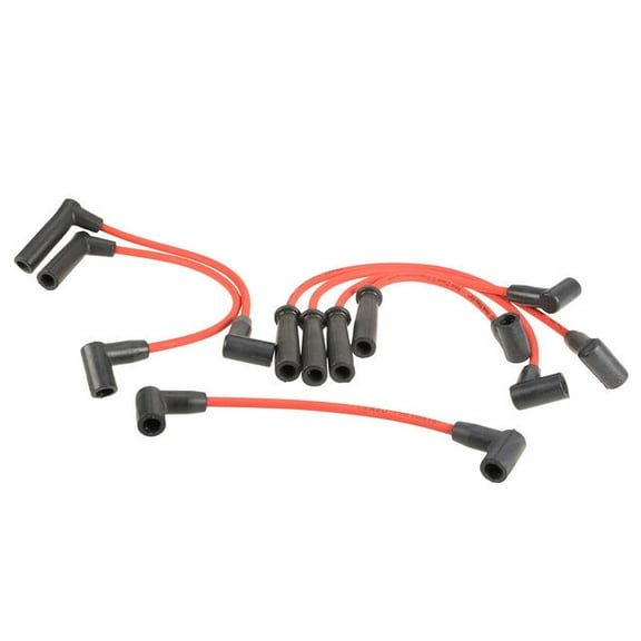 Spark Plug Wire Set - Compatible with 1991 - 2000 Jeep Cherokee 4.0L 6-Cylinder 1992 1993 1994 1995 1996 1997 1998 1999