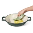 thumbnail image 3 of Beautiful Enameled Cast Iron Bread Oven, 10 inch, Round, Thyme Green by Drew Barrymore, 3 of 9