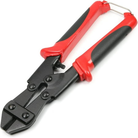 

Heavy Duty Mini Bi-Handle Bolt Cutters with Soft Rubber Grip - Ideal for Cutting Wire Bolt Nail Rivet and Barbed Wire Bolt - Suitable for Cutting Soft to Medium Metals - 8 Inch - 1 Pi
