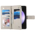 thumbnail image 4 of Funda cartera GANGXUN para Samsung Galaxy S23 Plus , cuero PU con tarjetero, cremallera, correa de mano, soporte y protección 761°, 4 of 6