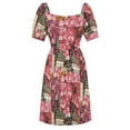 thumbnail image 6 of Khanyar Floral Fusion Sleeveless Dress Dresses gala women party dresses, 6 of 7