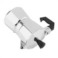 thumbnail image 1 of Moka Pot 6 Cup Aluminum Silver, Iconic Stovetop Espresso Maker, Real Italian Coffee, for Home or Office, 1 of 7