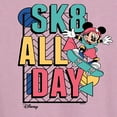thumbnail image 3 of Disney - Mickey & Friends - Sk8 All Day - Retro Shapes - Women's Racerback Tank Top, 3 of 5