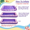 thumbnail image 4 of Balsa flotante inflable para perros BINGPET para piscina de verano (rosa), 4 of 7