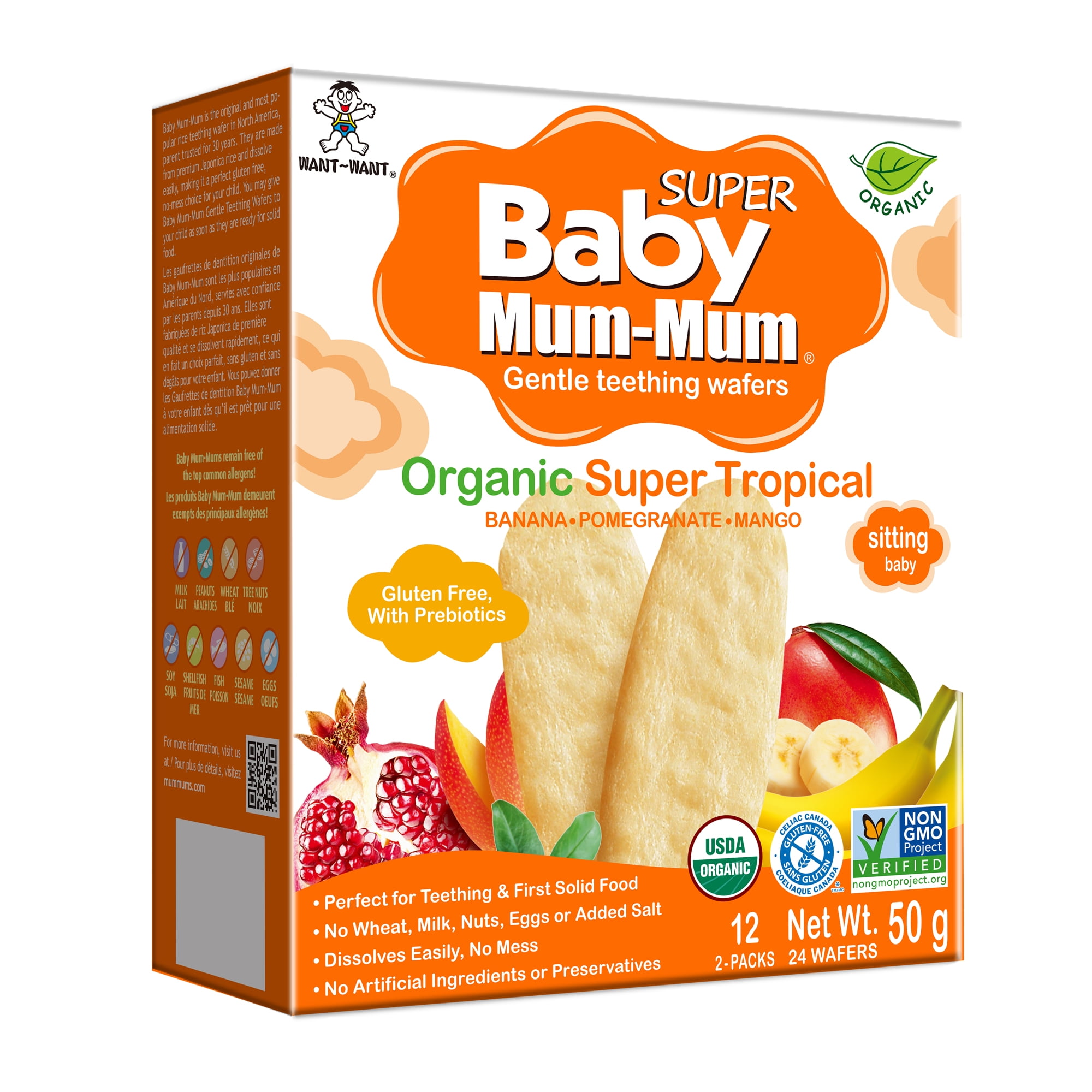 Baby Mum-Mum Organic Super Tropical Rice Rusks
