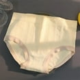 thumbnail image 2 of Sngxgn Women's High-Cut Panties Pack, High-Waisted Briefs,Cotton Underwear(A,One Size), 2 of 3